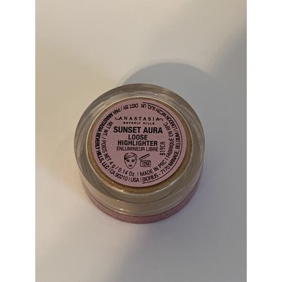 Anastasia Beverly Hills Loose Highlighter Sunset Aura .14 oz. NEW Mini Glitter - Picture 2 of 8